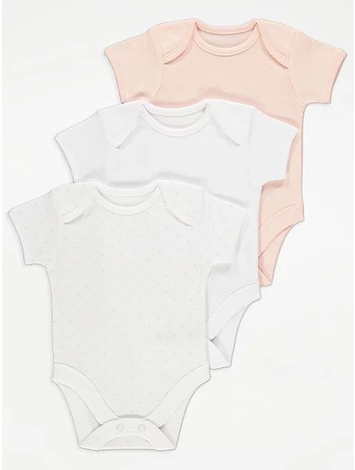 Heart Bodysuits (3 pack)