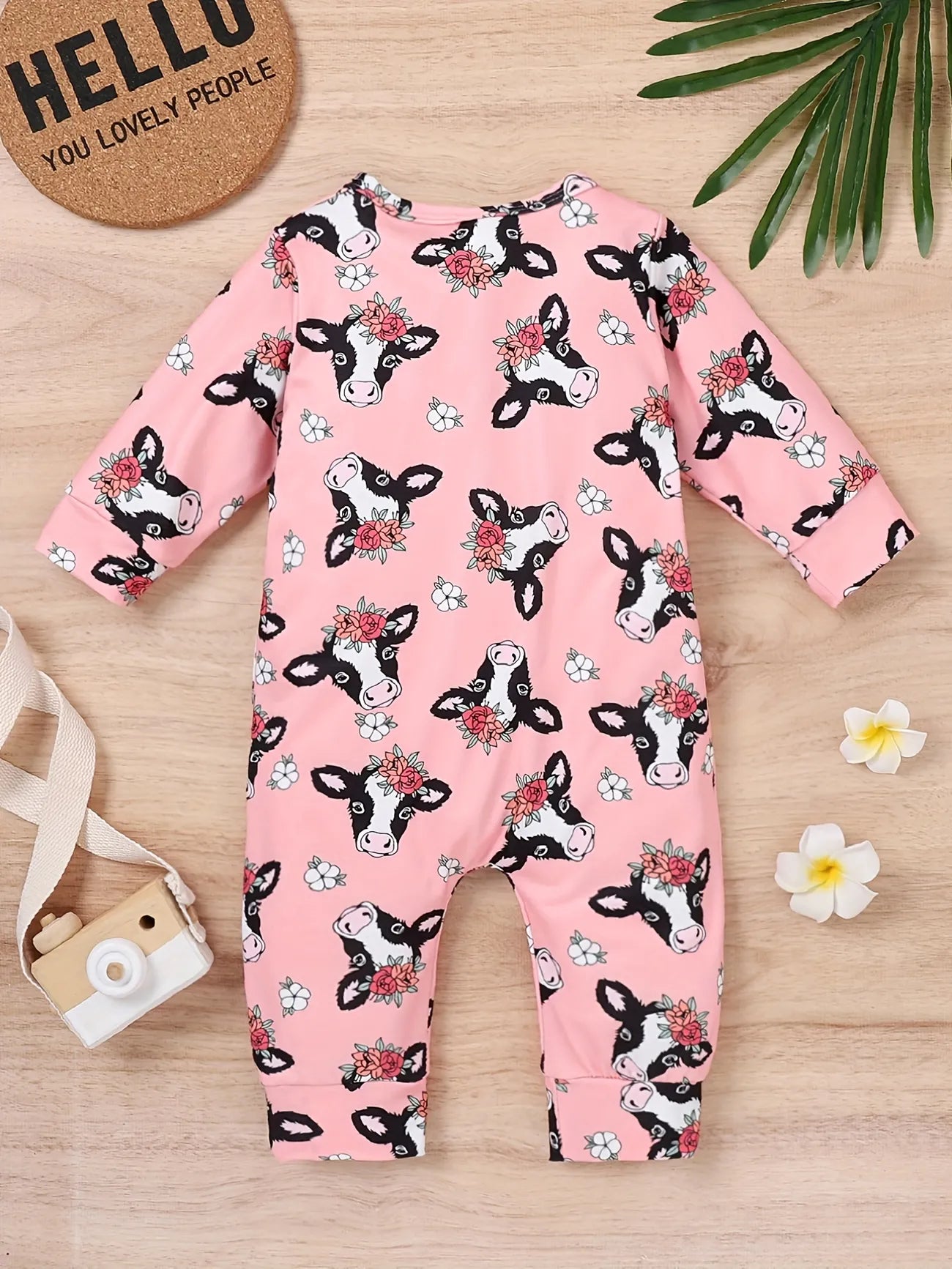 Cow Print Jumpsuit