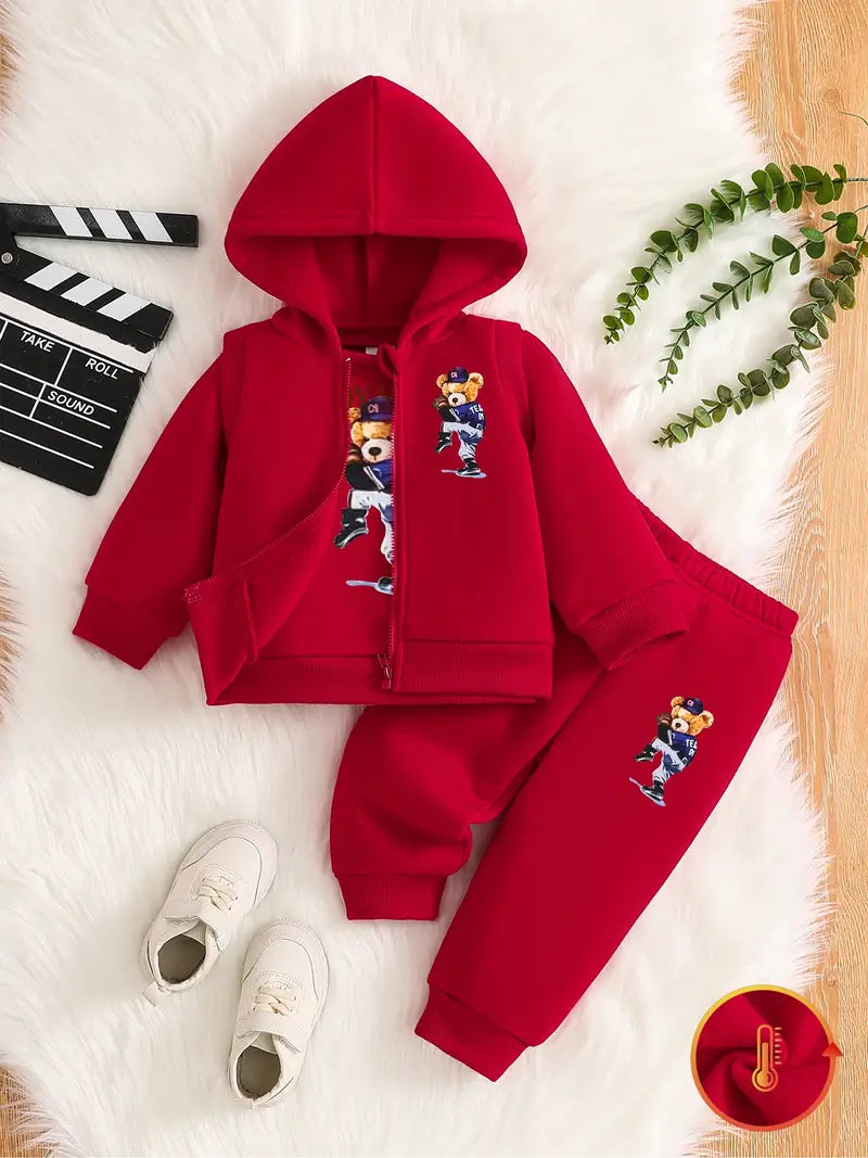 3pcs Boys Tracksuit