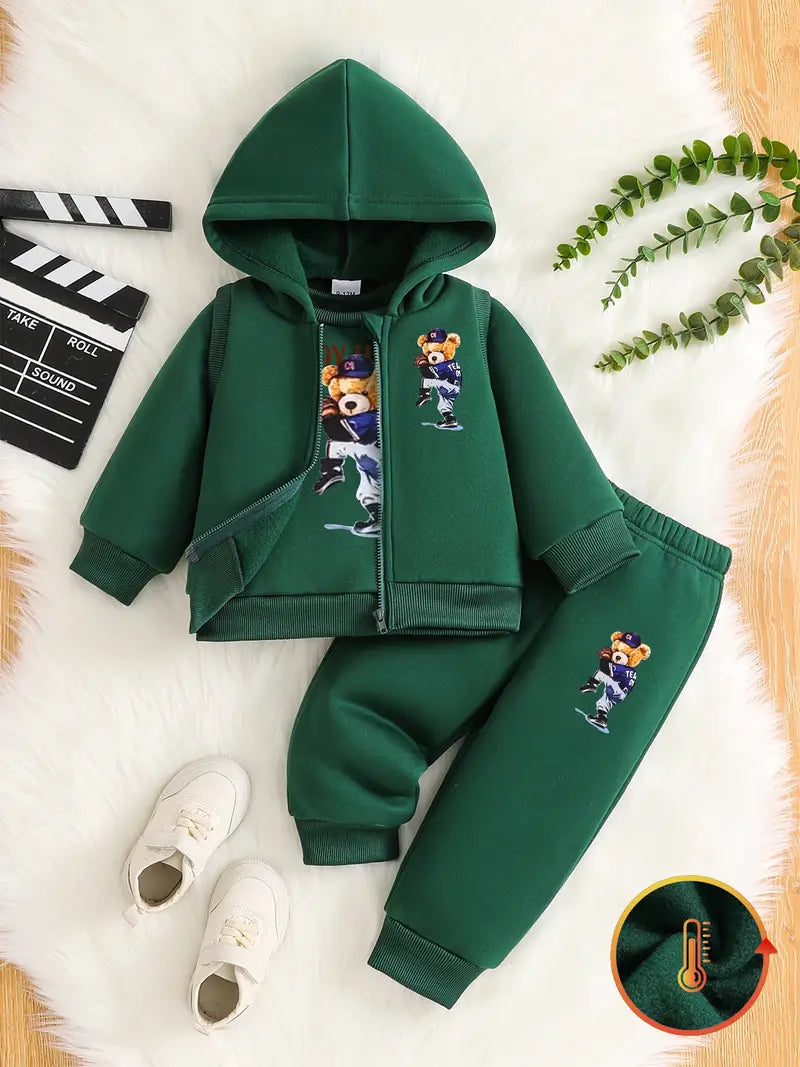 3pcs Boys Tracksuit