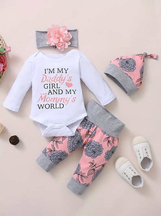 4pcs Baby Outfit